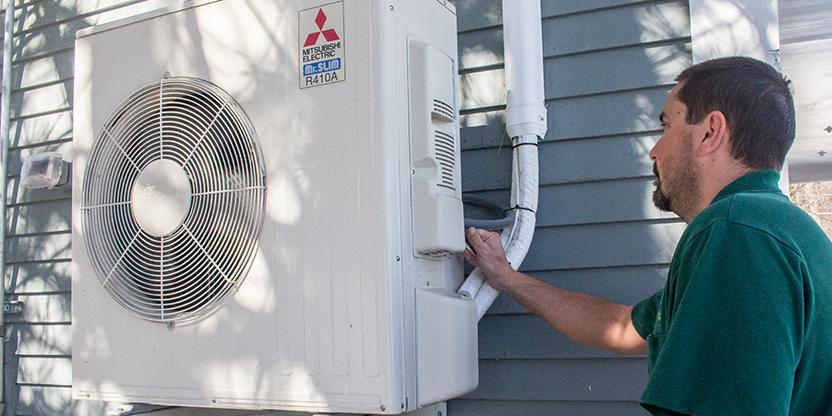 Mitsubishi heat pump deals service